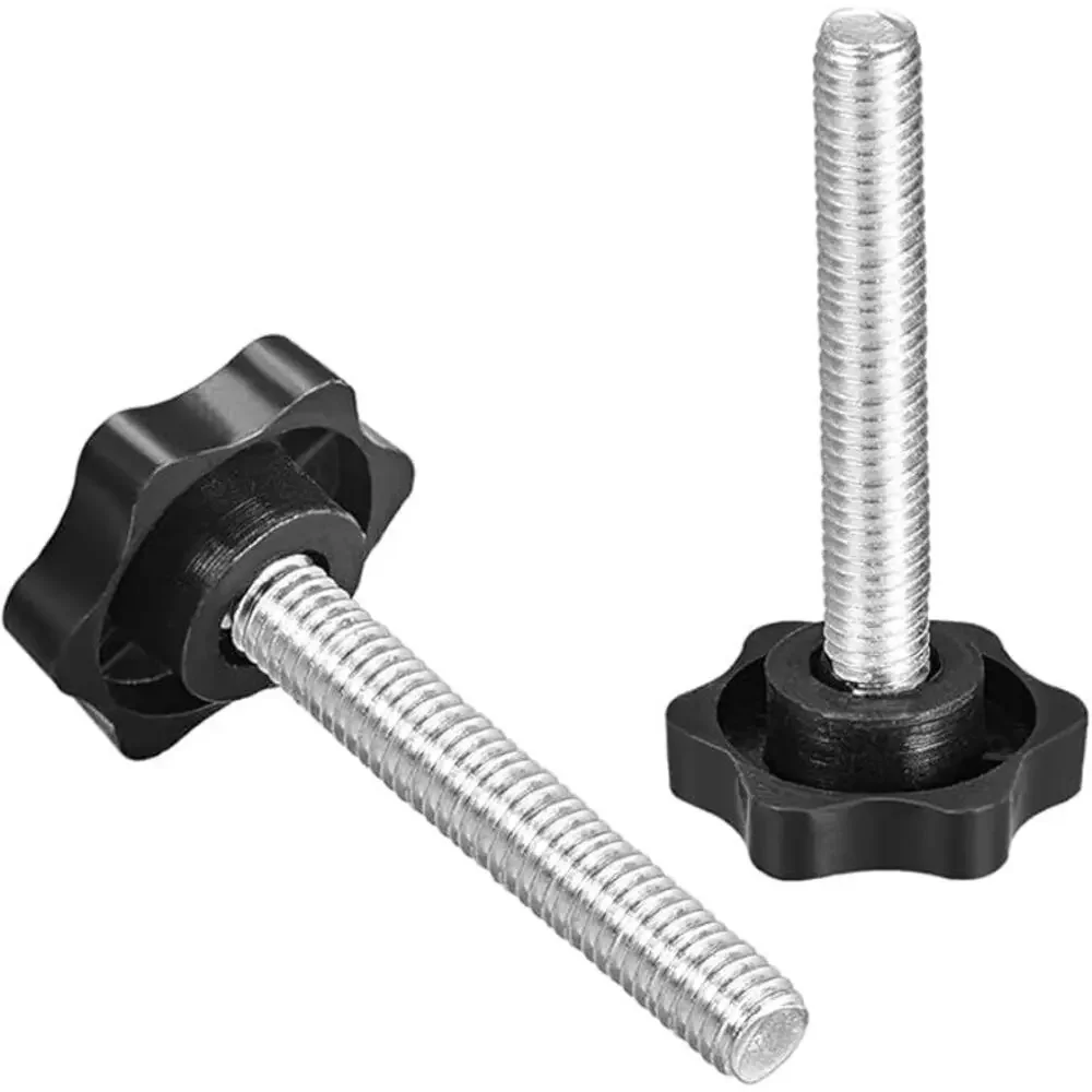 uxcell Clamping Screw Knob Set - M8 x 50mm, 5 Pieces